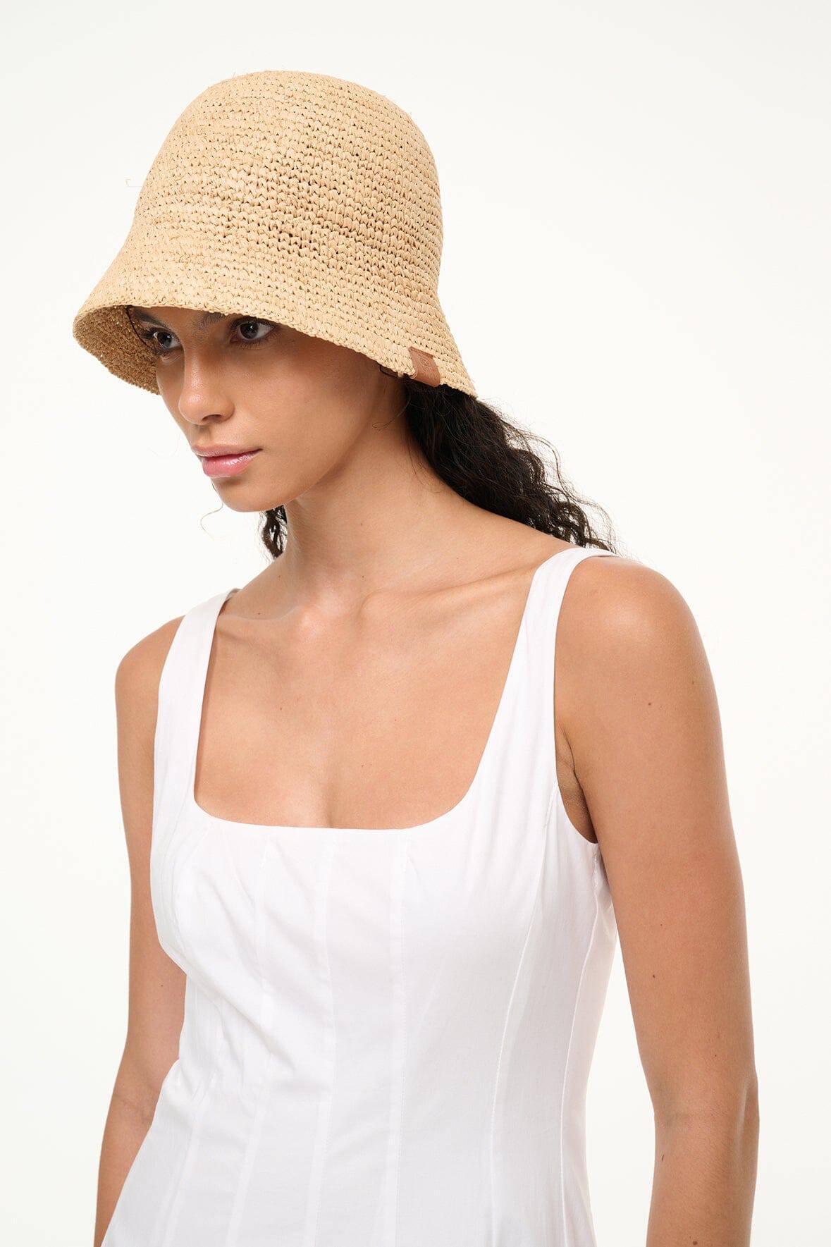 ST. REGIS MEYERS CROCHET HAT | NATURAL TAN - ROMKAE