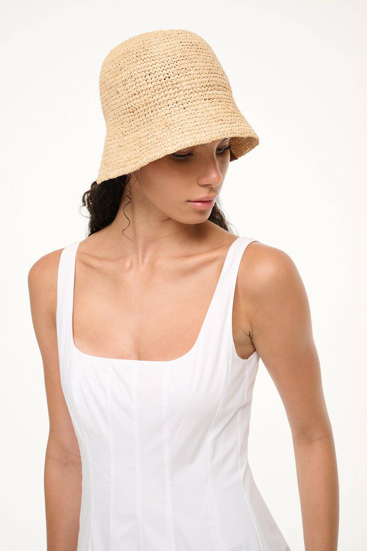 ST. REGIS MEYERS CROCHET HAT | NATURAL TAN - ROMKAE