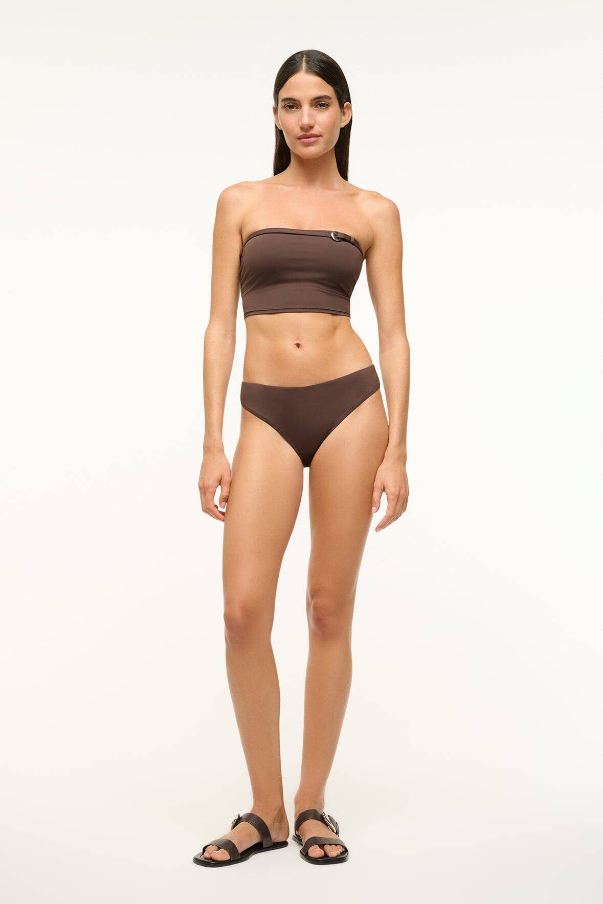 JUNO BIKINI TOP | DARK CHOCOLATE - ROMKAE