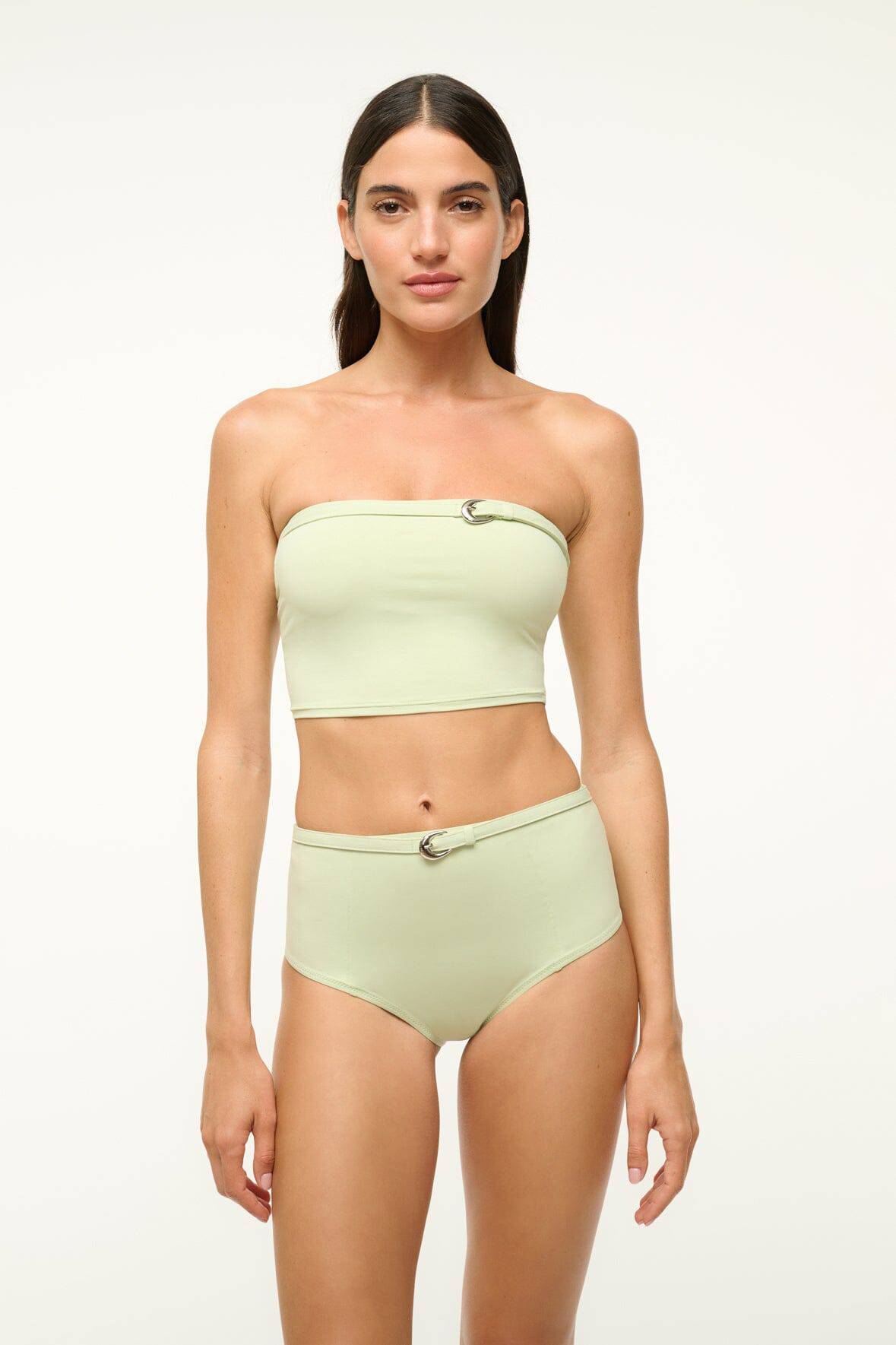 JUNO BIKINI TOP | PALE JADE - ROMKAE