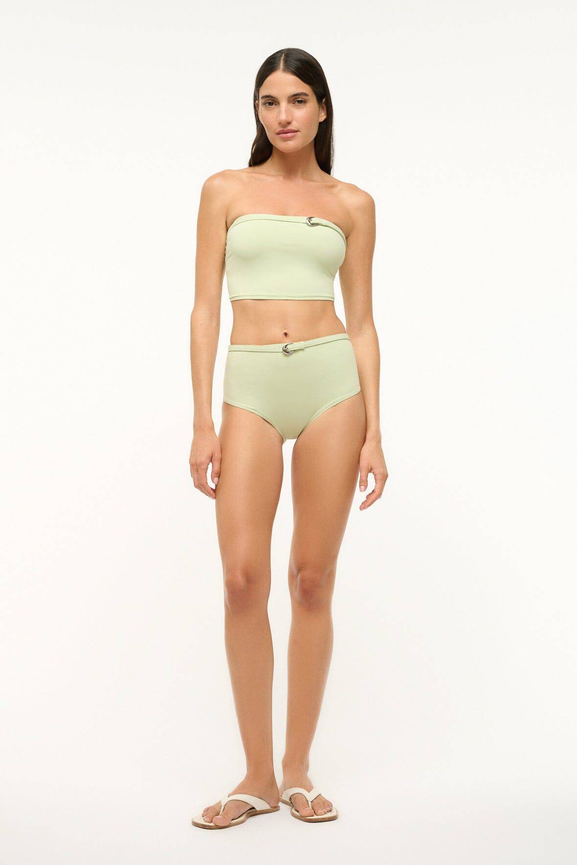 JUNO BIKINI TOP | PALE JADE - ROMKAE