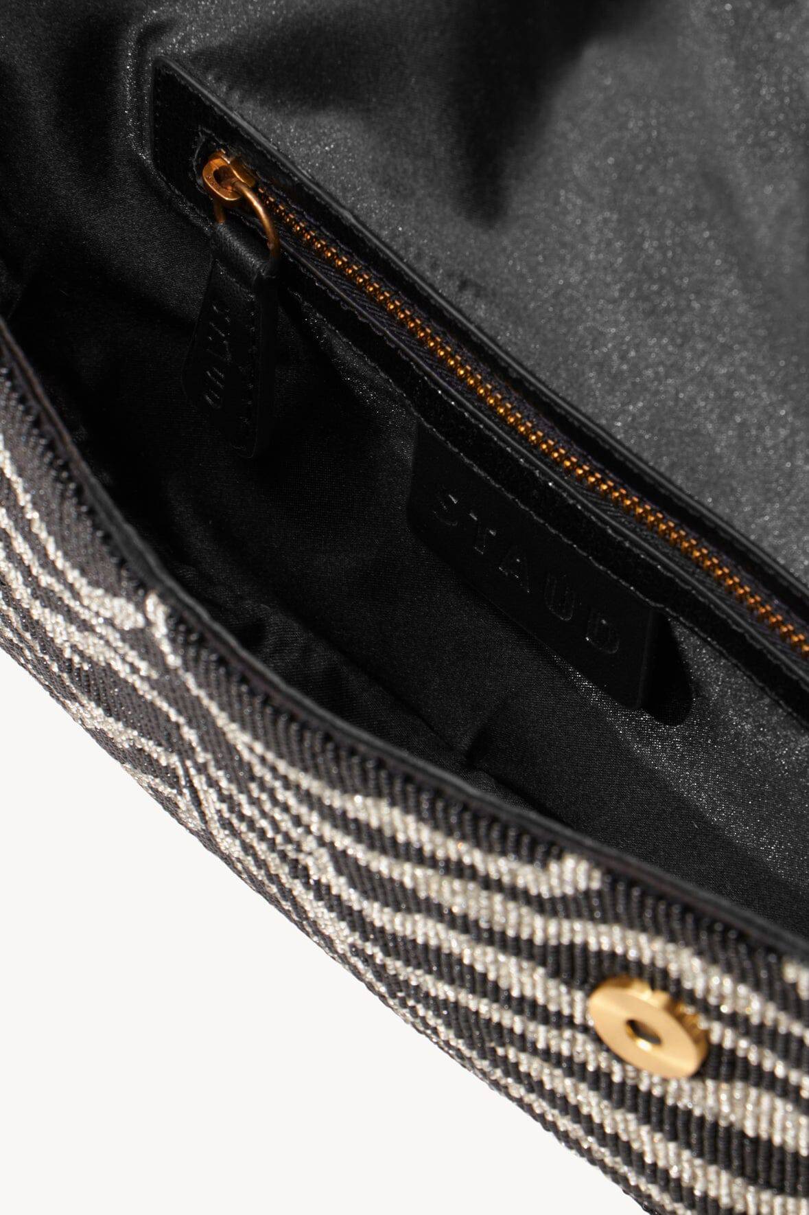 TOMMY BEADED BAG | BLACK WHITE