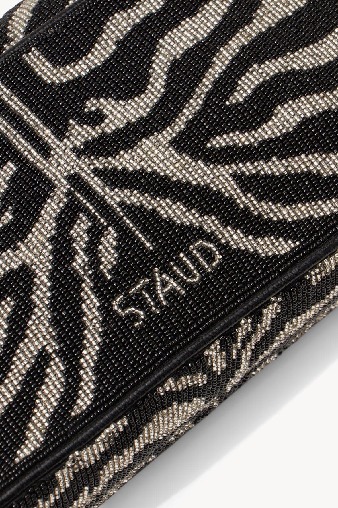 TOMMY BEADED BAG | BLACK WHITE