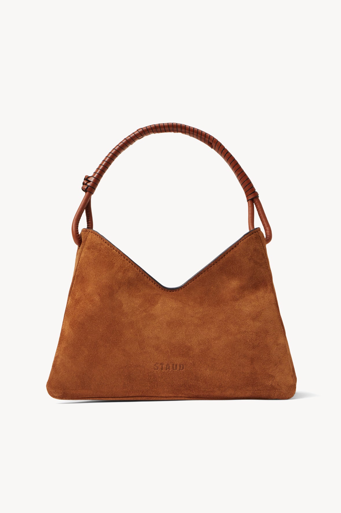 VALERIE SHOULDER BAG | TAN SUEDE
