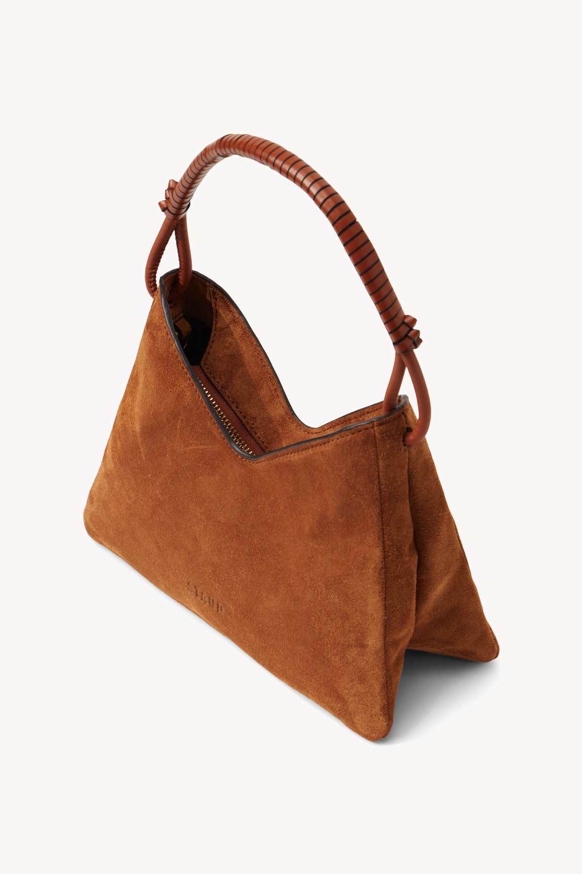 VALERIE SHOULDER BAG | TAN SUEDE