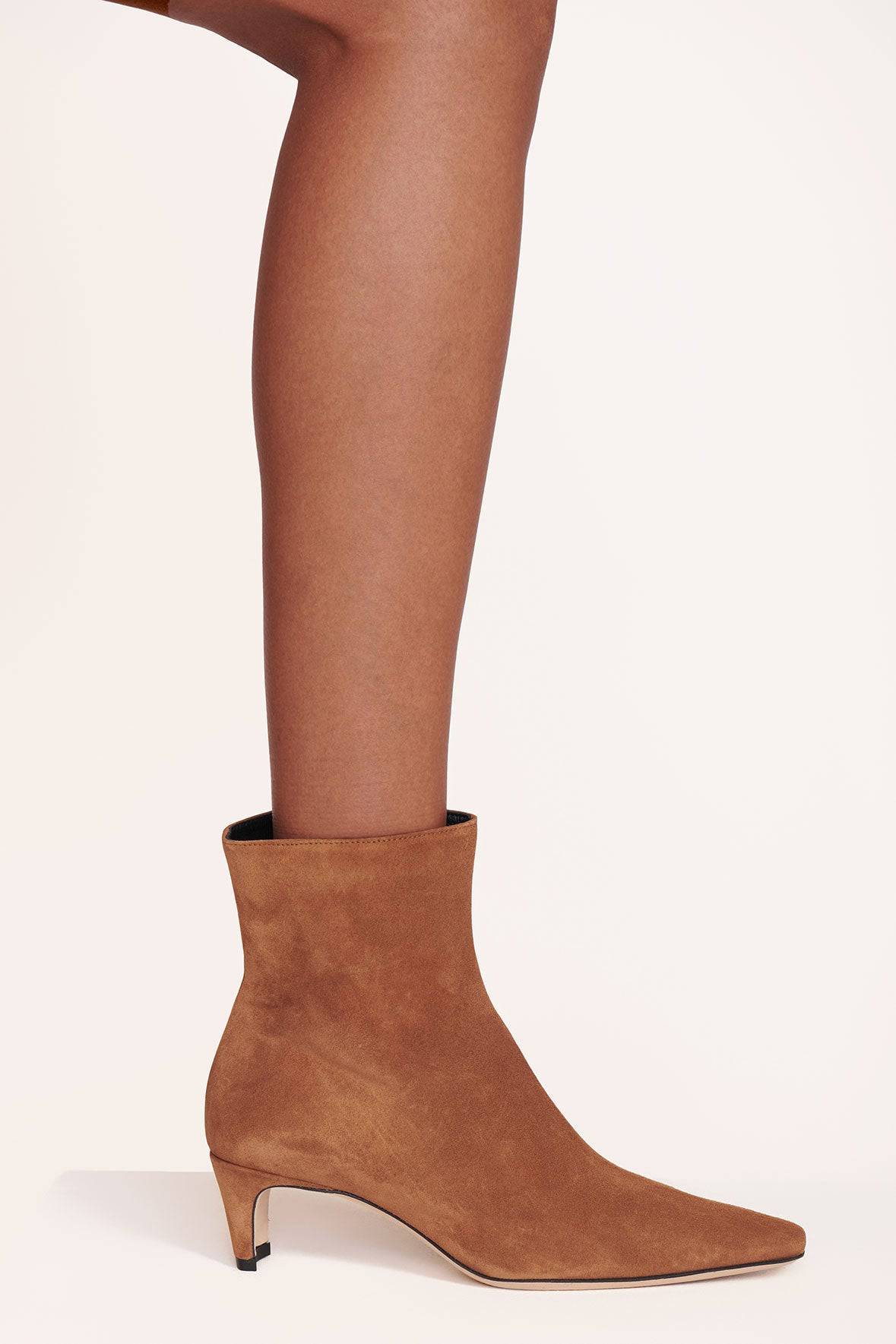WALLY ANKLE BOOT | TAN SUEDE